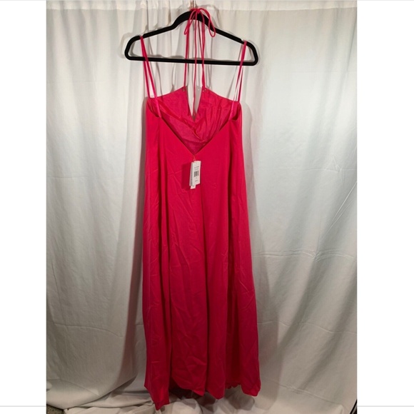 NWT! $328 Jill Jill Stuart Halter Crepe Gown Peony [ SZ 2 ]‎ - Picture 3 of 9